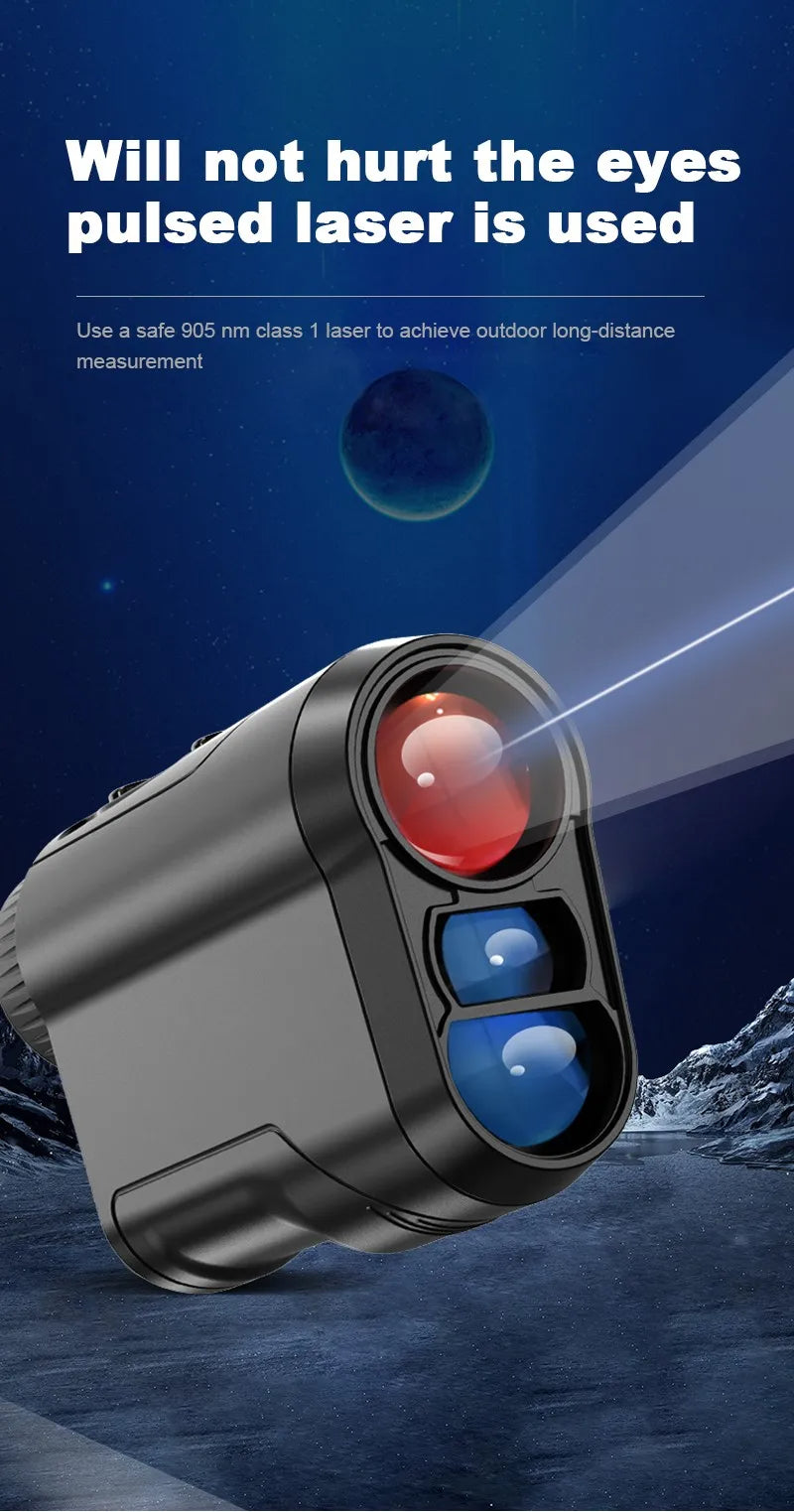 Upto 1000m Golf Rangefinder With Slope Compensation