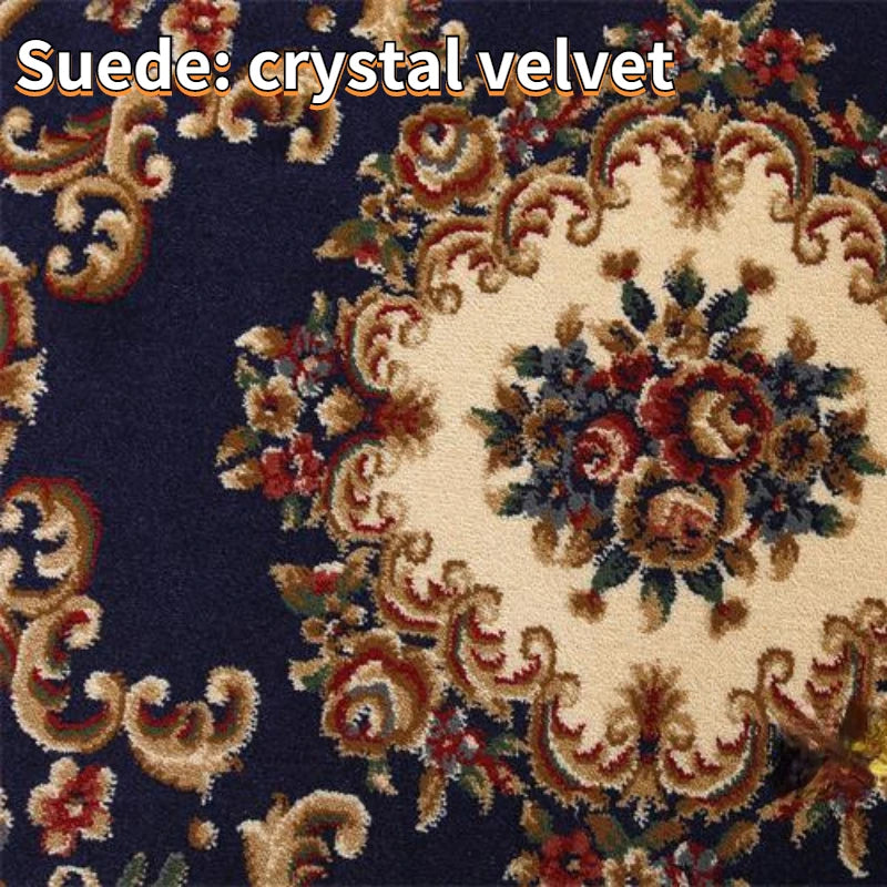 Round Short Pile European Carpets