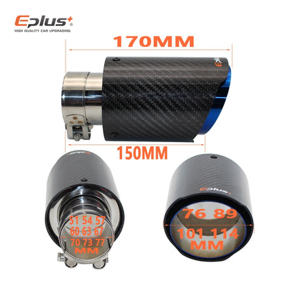 Carbon Fiber Muffler Tip Exhaust System